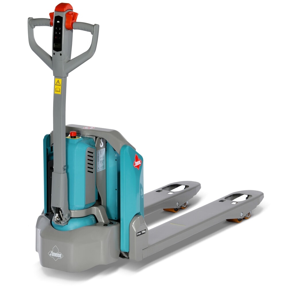 Termékkép: Ameise® PTE 1.5 elektromos emelőkocsi, teherbírás 1500 kg, villahossz 1150 mm