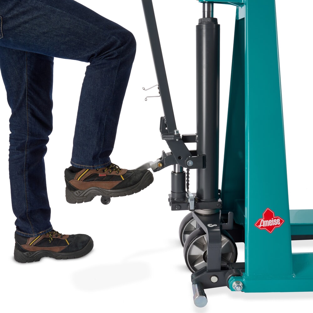 Termékkép száma 3: Ameise® PTM 1.0 Scissor ollós emelőkocsi gyorsemeléssel, teherbírás 1000 kg, villahossz 1150 mm