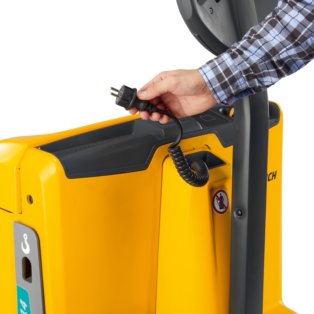 Termékkép száma 2: Jungheinrich EJE 114 elektromos emelőkocsi, teherbírás 1400 kg, villahossz 1150 mm, Aquamatik
